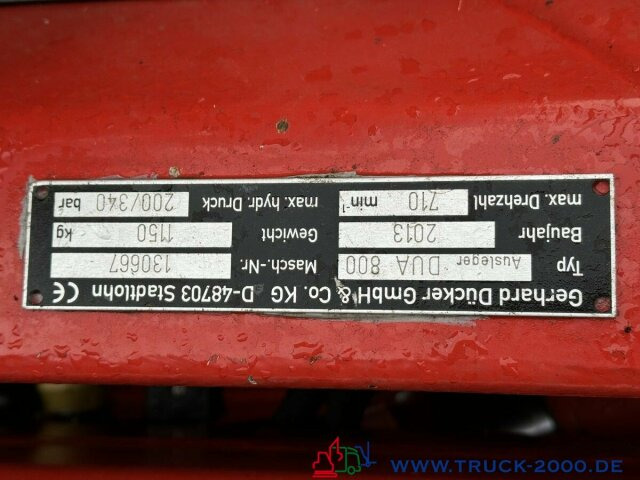 Unimog Dücker Mähkombi RSM Mäher Ausleger DUA800 - Грузовик: фото 5 Unimog Dücker Mähkombi RSM Mäher Ausleger DUA800 - Грузовик: фото 5