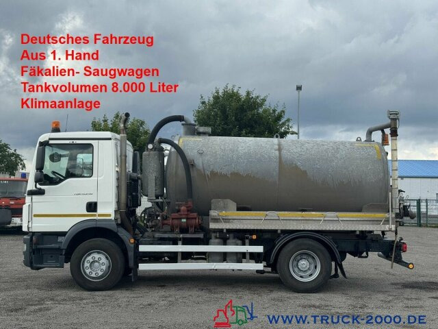 MAN TGM 15.250 Fäkalien- Saugwagen 8.000 Liter Klima - Ассенизатор: фото 1 MAN TGM 15.250 Fäkalien- Saugwagen 8.000 Liter Klima - Ассенизатор: фото 1