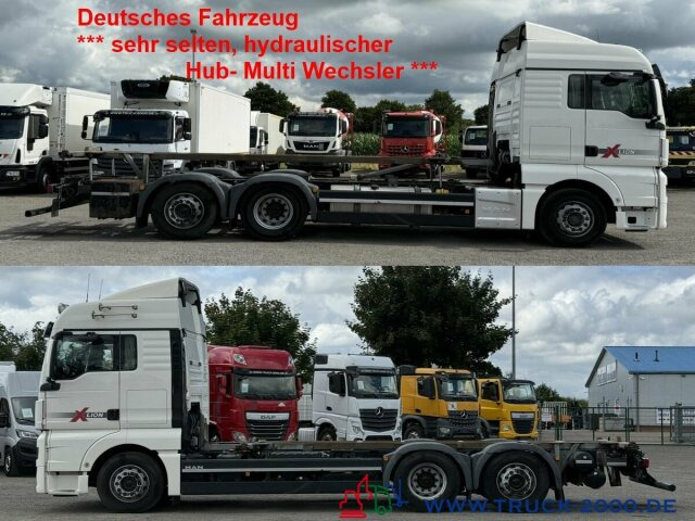 MAN TGX 26.480 XLX Haus Bett hydr Hub Multi Wechsler - Грузовик-контейнеровоз/ Сменный кузов: фото 1 MAN TGX 26.480 XLX Haus Bett hydr Hub Multi Wechsler - Грузовик-контейнеровоз/ Сменный кузов: фото 1