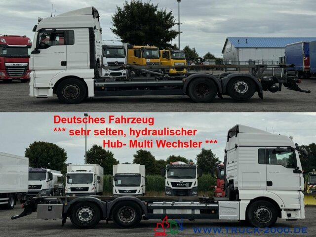 MAN TGX 26.480 XLX Haus Bett hydr Hub Multi Wechsler - Грузовик-контейнеровоз/ Сменный кузов: фото 1 MAN TGX 26.480 XLX Haus Bett hydr Hub Multi Wechsler - Грузовик-контейнеровоз/ Сменный кузов: фото 1