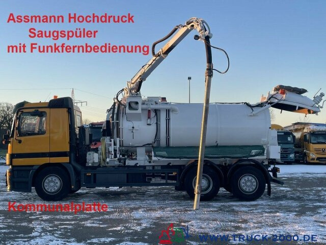 Mercedes-Benz 2631 Assmann Hochdruck Saugspüler 9000 l. Tank - Ассенизатор: фото 1 Mercedes-Benz 2631 Assmann Hochdruck Saugspüler 9000 l. Tank - Ассенизатор: фото 1
