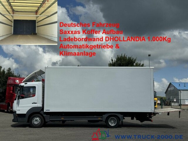 Mercedes-Benz Atego 818 Koffer LBW DHOLLANDIA 1.000kg 3 Sitze - Фургон с закрытым кузовом: фото 1 Mercedes-Benz Atego 818 Koffer LBW DHOLLANDIA 1.000kg 3 Sitze - Фургон с закрытым кузовом: фото 1