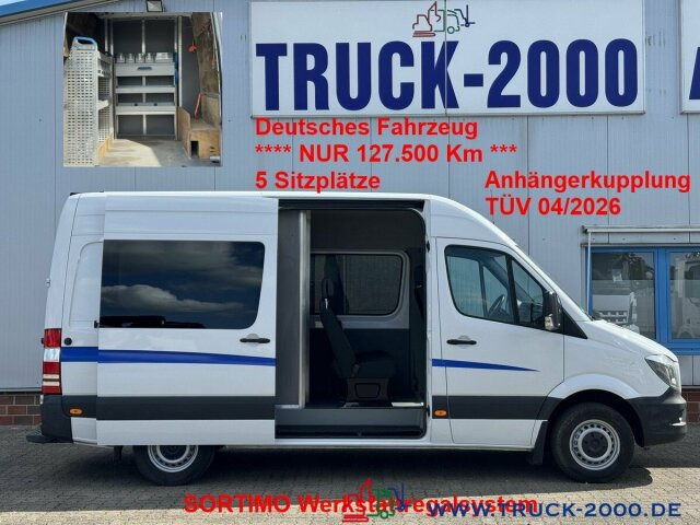 Mercedes-Benz Sprinter 314 Mixto 5Sitzer Sortimo Werkstattsyst - Цельнометаллический фургон: фото 1 Mercedes-Benz Sprinter 314 Mixto 5Sitzer Sortimo Werkstattsyst - Цельнометаллический фургон: фото 1