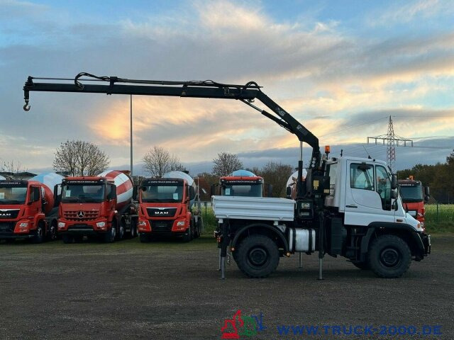 Малотоннажный бортовой грузовик Unimog U 300 4x4 mit Kran Nur 78.144 KM zGG.7.490Kg.: фото 8
