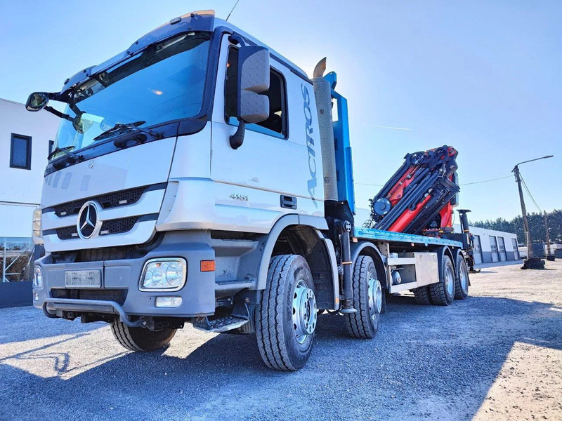 Mercedes-Benz Actros 4151 V8 8x4 roofcrane / dachdecker Palfinger PK78002 + Flyjib PJ170 - Грузовик бортовой/ Платформа, Автоманипулятор: фото 1 Mercedes-Benz Actros 4151 V8 8x4 roofcrane / dachdecker Palfinger PK78002 + Flyjib PJ170 - Грузовик бортовой/ Платформа, Автоманипулятор: фото 1