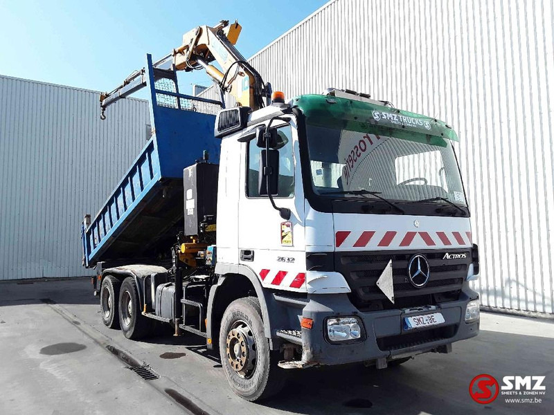 Mercedes-Benz Actros 2632 Effer 170 3s+remote - Самосвал, Автоманипулятор: фото 1 Mercedes-Benz Actros 2632 Effer 170 3s+remote - Самосвал, Автоманипулятор: фото 1
