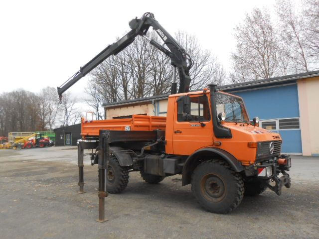 Mercedes-Benz U1450 427/11 mit Kran - Самосвал, Автоманипулятор: фото 1 Mercedes-Benz U1450 427/11 mit Kran - Самосвал, Автоманипулятор: фото 1