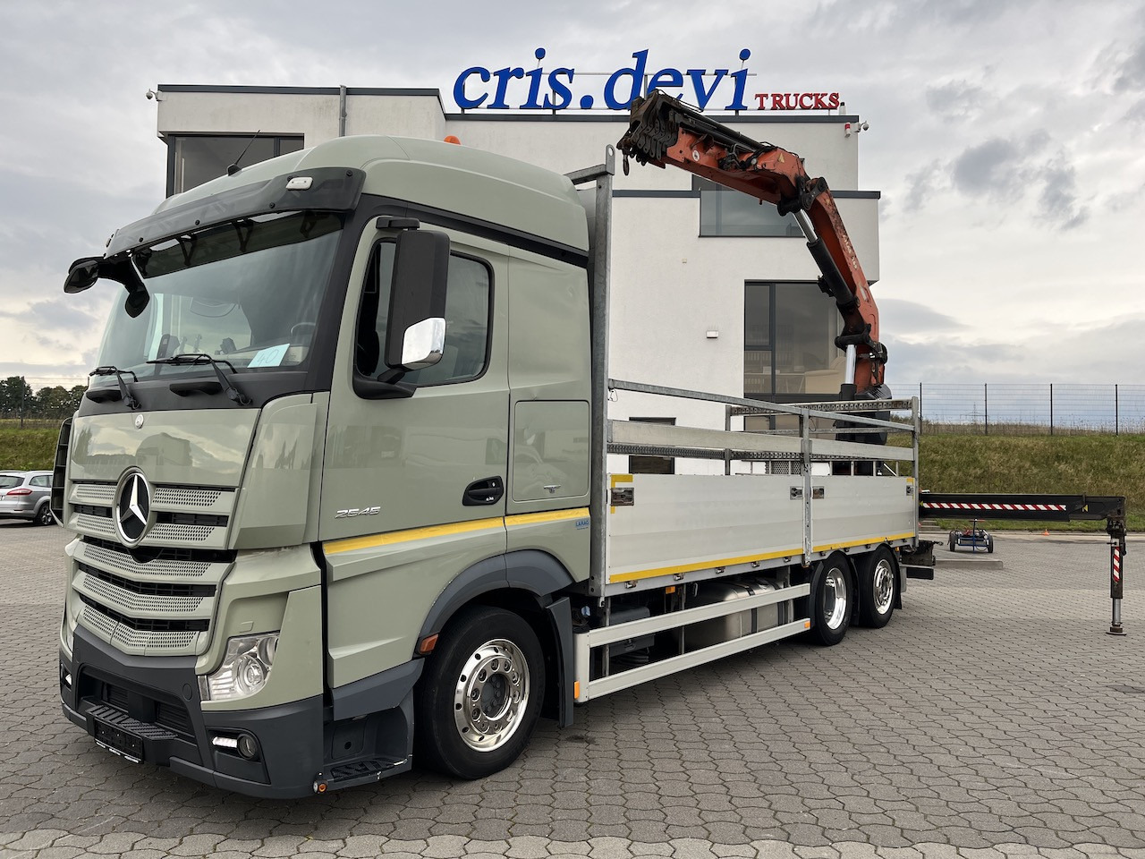 Mercedes-Benz Actros 2545 6x2  Atlas 265-A6   Lenk- Liftachse - Грузовик бортовой/ Платформа, Автоманипулятор: фото 1 Mercedes-Benz Actros 2545 6x2  Atlas 265-A6   Lenk- Liftachse - Грузовик бортовой/ Платформа, Автоманипулятор: фото 1