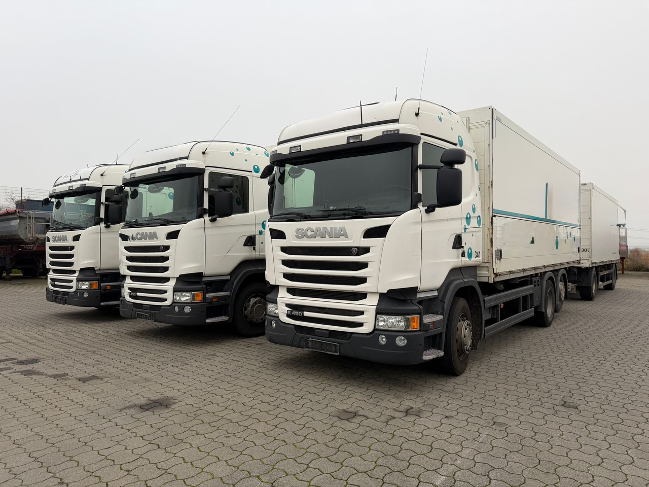 Scania R 450 6x2 Geränkezug + Orten Anhänger - Грузовик с закрытым кузовом: фото 1 Scania R 450 6x2 Geränkezug + Orten Anhänger - Грузовик с закрытым кузовом: фото 1
