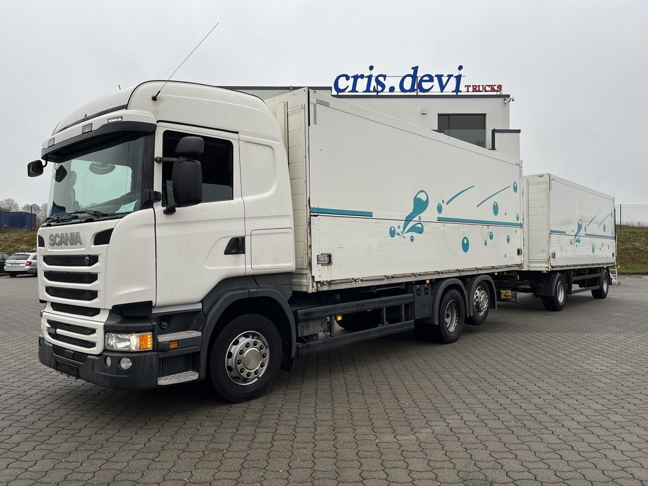 Scania R 450 6x2 Geränkezug + Orten Anhänger - Грузовик для перевозки напитков: фото 1 Scania R 450 6x2 Geränkezug + Orten Anhänger - Грузовик для перевозки напитков: фото 1