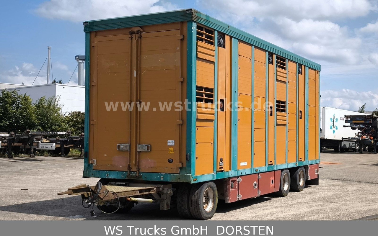 Menke-Janzen Menke 2 Stock Vollalu 8 m Hubdach Viehanhänger - Прицеп для перевозки животных: фото 2 Menke-Janzen Menke 2 Stock Vollalu 8 m Hubdach Viehanhänger - Прицеп для перевозки животных: фото 2