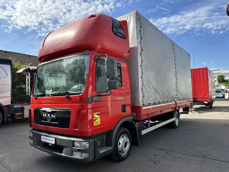 MAN TGL 8.180 FBL Plane langes Haus Topsleeper Klima - Тентованный фургон: фото 1 MAN TGL 8.180 FBL Plane langes Haus Topsleeper Klima - Тентованный фургон: фото 1