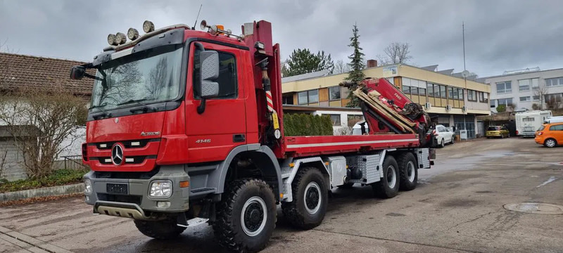 Mercedes-Benz Actros 4146 AK 8X8 FASSI 660 EINZELBER SEILWINDE - Грузовик бортовой/ Платформа, Автоманипулятор: фото 3 Mercedes-Benz Actros 4146 AK 8X8 FASSI 660 EINZELBER SEILWINDE - Грузовик бортовой/ Платформа, Автоманипулятор: фото 3
