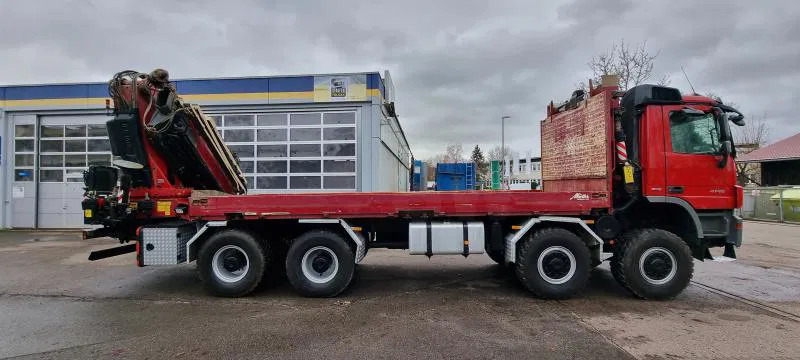 Mercedes-Benz Actros 4146 AK 8X8 FASSI 660 EINZELBER SEILWINDE - Грузовик бортовой/ Платформа, Автоманипулятор: фото 2 Mercedes-Benz Actros 4146 AK 8X8 FASSI 660 EINZELBER SEILWINDE - Грузовик бортовой/ Платформа, Автоманипулятор: фото 2