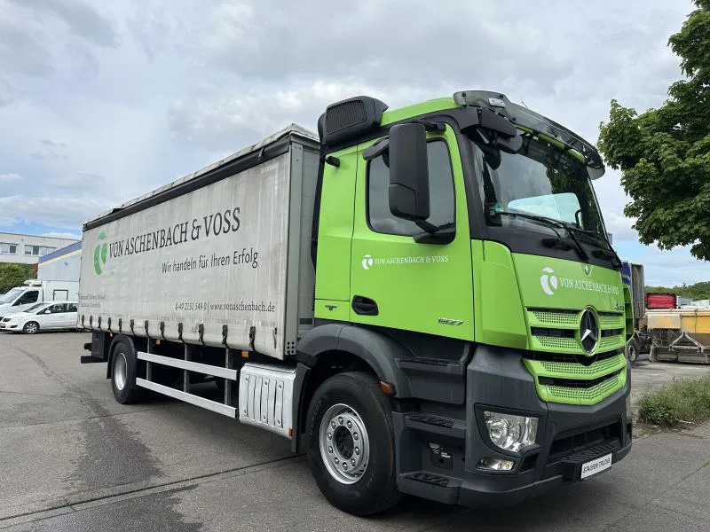 Тентованный грузовик Mercedes-Benz Antos 1827 L Pr/Plane Rungentaschen E6: фото 11