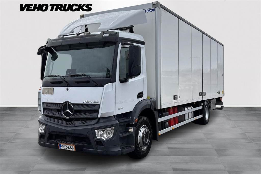 Mercedes-Benz ACTROS 1827 5 KSA-kori +PL - Грузовик с закрытым кузовом: фото 1 Mercedes-Benz ACTROS 1827 5 KSA-kori +PL - Грузовик с закрытым кузовом: фото 1