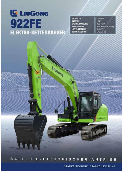 LIUGONG 922 FE vollelektrisch, 24.100 kg - Гусеничный экскаватор: фото 1 LIUGONG 922 FE vollelektrisch, 24.100 kg - Гусеничный экскаватор: фото 1