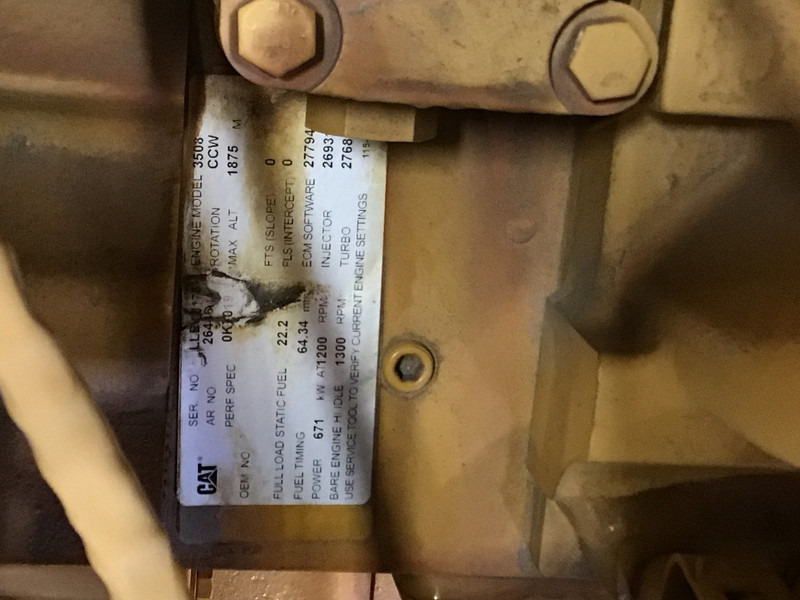 Caterpillar 3508C LLE-2644644 USED - Двигатель: фото 5 Caterpillar 3508C LLE-2644644 USED - Двигатель: фото 5