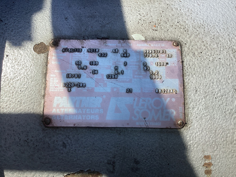 Detroit Diesel 12V92TA GENERTOR 540KVA USED - Электрогенератор: фото 2 Detroit Diesel 12V92TA GENERTOR 540KVA USED - Электрогенератор: фото 2