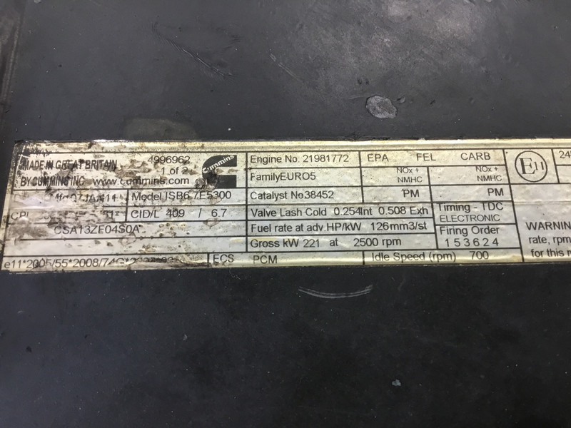 Новый Строительная техника Cummins ISBE6.7 COMMONRAIL RECONDITIONED: фото 6 Новый Строительная техника Cummins ISBE6.7 COMMONRAIL RECONDITIONED: фото 6