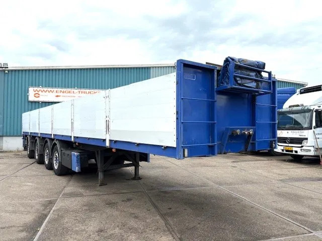 Kwb KWB P-504-STI-H 4-AXLE FLATBED TRAILER (SAF AXLES / 2x STEERING AXLE / 2x LIFT-AXLE / ALUMINIUM SIDE BORDS /ABS-EBS) - Полуприцеп бортовой/ Платформа: фото 2 Kwb KWB P-504-STI-H 4-AXLE FLATBED TRAILER (SAF AXLES / 2x STEERING AXLE / 2x LIFT-AXLE / ALUMINIUM SIDE BORDS /ABS-EBS) - Полуприцеп бортовой/ Платформа: фото 2