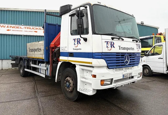 Mercedes-Benz Actros 2031 K WITH PALFINGER PK1101 CRANE (MANUAL GEARBOX / FULL STEEL SUSPENSION / REDUCTION AXLE / REMOTE CONTROL) - Автоманипулятор: фото 2 Mercedes-Benz Actros 2031 K WITH PALFINGER PK1101 CRANE (MANUAL GEARBOX / FULL STEEL SUSPENSION / REDUCTION AXLE / REMOTE CONTROL) - Автоманипулятор: фото 2