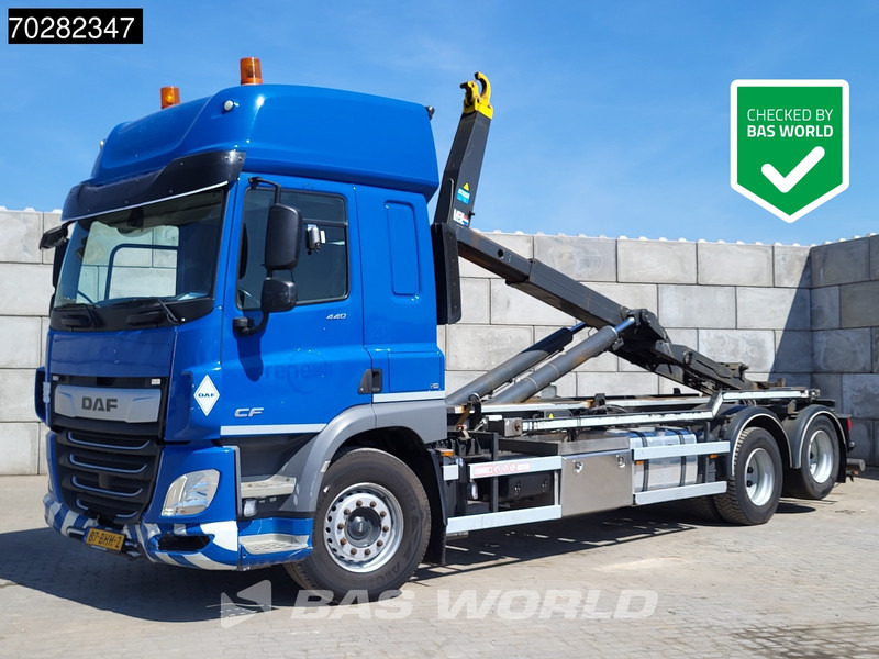 DAF CF 440 6X2 NL-Truck 21tons Bevako containersystem ACC Euro 6 - Крюковой мультилифт: фото 1 DAF CF 440 6X2 NL-Truck 21tons Bevako containersystem ACC Euro 6 - Крюковой мультилифт: фото 1