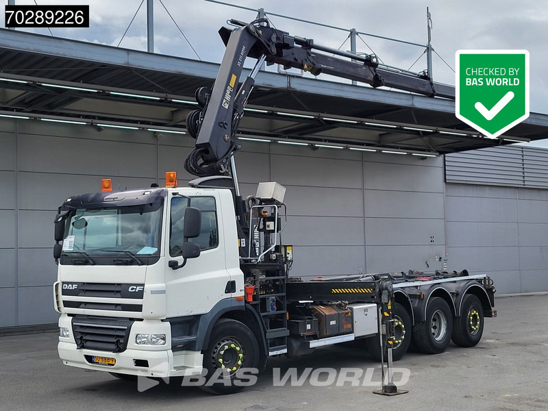 DAF CF85.360 8X2 NL-Truck HIAB 211 E-3 Hipro Crane HIAB XR21S Hooklift Lift+steering Axle Automatic Euro 5 - Крюковой мультилифт, Автоманипулятор: фото 1 DAF CF85.360 8X2 NL-Truck HIAB 211 E-3 Hipro Crane HIAB XR21S Hooklift Lift+steering Axle Automatic Euro 5 - Крюковой мультилифт, Автоманипулятор: фото 1