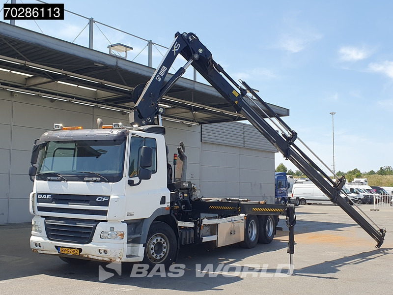 Крюковой мультилифт, Автоманипулятор DAF CF85.360 CF 6X2 NL-Truck Hiab 211 EP-4 HIDUO Crane + Hooklift Liftachse Euro 5: фото 9