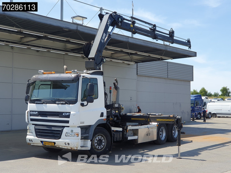 Крюковой мультилифт, Автоманипулятор DAF CF85.360 CF 6X2 NL-Truck Hiab 211 EP-4 HIDUO Crane + Hooklift Liftachse Euro 5: фото 6