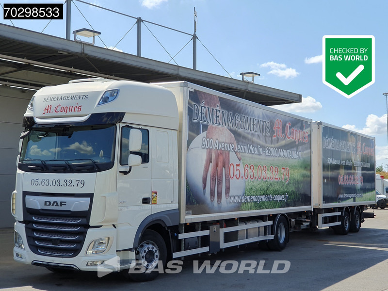 DAF XF 480 4X2 NL Combi 1500kg Ladebordwand Retarder Standklima Automatic ACC Euro 6 - Грузовик с закрытым кузовом: фото 1 DAF XF 480 4X2 NL Combi 1500kg Ladebordwand Retarder Standklima Automatic ACC Euro 6 - Грузовик с закрытым кузовом: фото 1