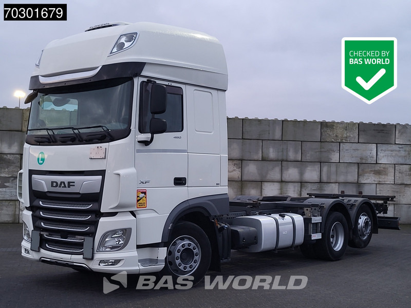 DAF XF 480 6X2 FAN Retarder Lift+Steering Axle Full Air Euro 6 - Грузовик-контейнеровоз/ Сменный кузов: фото 1 DAF XF 480 6X2 FAN Retarder Lift+Steering Axle Full Air Euro 6 - Грузовик-контейнеровоз/ Сменный кузов: фото 1