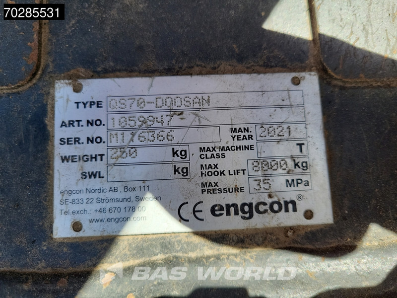 Гусеничный экскаватор Doosan DX225 LC-5 3 BUCKETS: фото 14