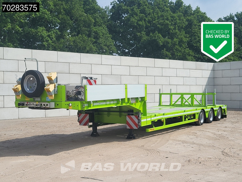 Faymonville F-S43-1AAF 3 axles Extendable Twistlocks 3x Hydraulic Steering Galvanised - Низкорамный полуприцеп: фото 1 Faymonville F-S43-1AAF 3 axles Extendable Twistlocks 3x Hydraulic Steering Galvanised - Низкорамный полуприцеп: фото 1