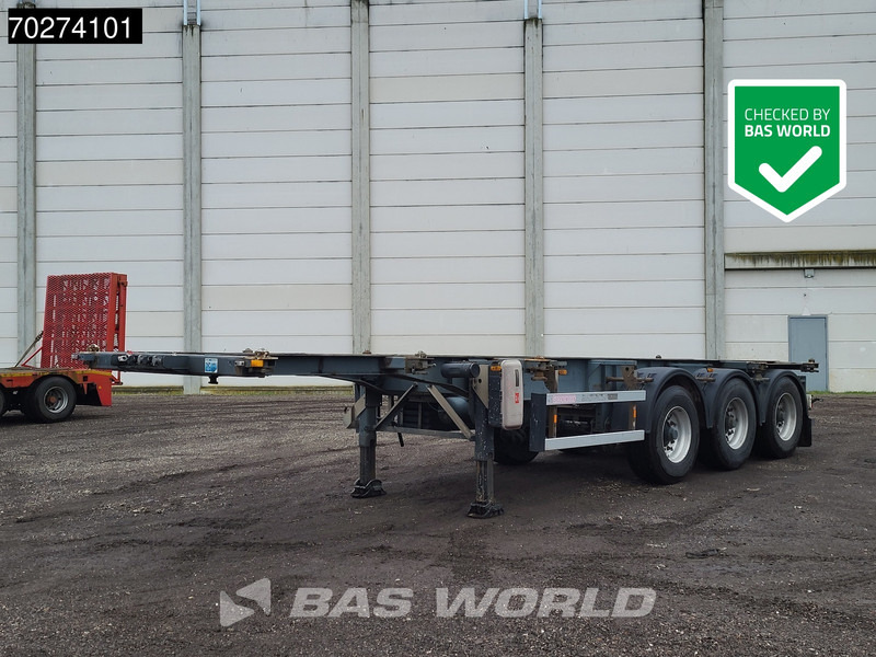 Groenewegen 30CC-14-27 ADR 20ft 30ft Liftachse - Полуприцеп-контейнеровоз/ Сменный кузов: фото 1 Groenewegen 30CC-14-27 ADR 20ft 30ft Liftachse - Полуприцеп-контейнеровоз/ Сменный кузов: фото 1