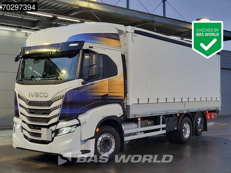 Iveco S-Way 500 6X2 NEW! 2000kg Ladebordwand Lift+steering Retarder Navi - Тентованный грузовик: фото 1 Iveco S-Way 500 6X2 NEW! 2000kg Ladebordwand Lift+steering Retarder Navi - Тентованный грузовик: фото 1
