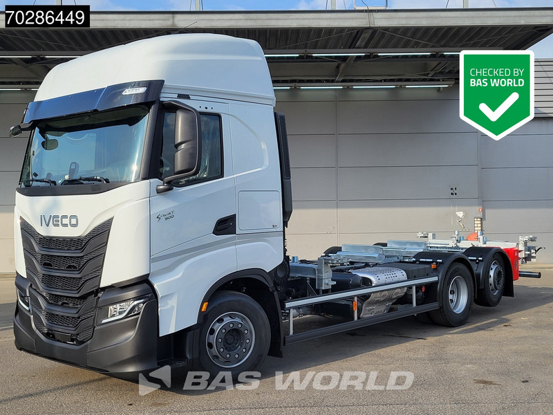 Iveco S-Way 500 6X2 NEW BDF! Lift+Steering Axle ACC Standklima Euro 6 - Грузовик-контейнеровоз/ Сменный кузов: фото 1 Iveco S-Way 500 6X2 NEW BDF! Lift+Steering Axle ACC Standklima Euro 6 - Грузовик-контейнеровоз/ Сменный кузов: фото 1