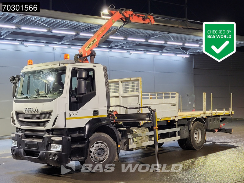 Iveco Stralis 310 4X2 Palfinger PK 12002 EH Kran Crane Steelsuspension Automatic Euro 6 - Грузовик бортовой/ Платформа, Автоманипулятор: фото 1 Iveco Stralis 310 4X2 Palfinger PK 12002 EH Kran Crane Steelsuspension Automatic Euro 6 - Грузовик бортовой/ Платформа, Автоманипулятор: фото 1