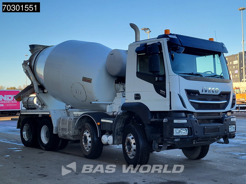 Iveco Stralis 400 8X4 9m3 Stetter mixer Steelsuspension Big-Axle Automatic Euro 6 - Автобетоносмеситель: фото 3 Iveco Stralis 400 8X4 9m3 Stetter mixer Steelsuspension Big-Axle Automatic Euro 6 - Автобетоносмеситель: фото 3