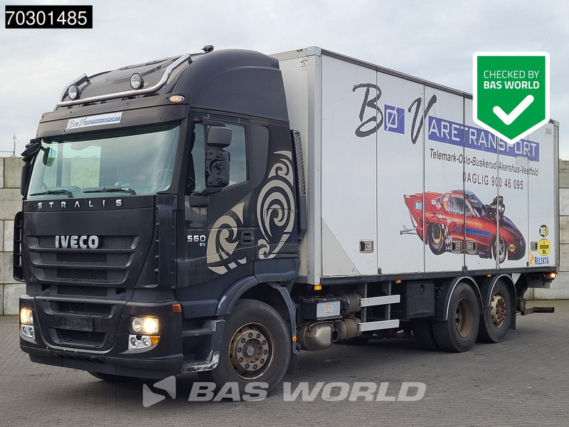 Iveco Stralis 560 6X2 Retarder Automatic Lift Axle 1500kg Tailgate Euro 5 - Грузовик с закрытым кузовом: фото 1 Iveco Stralis 560 6X2 Retarder Automatic Lift Axle 1500kg Tailgate Euro 5 - Грузовик с закрытым кузовом: фото 1