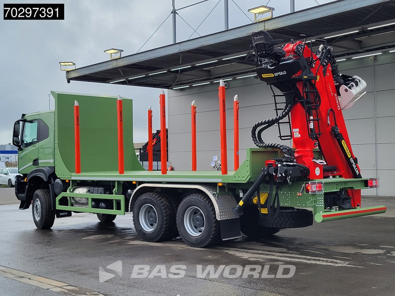 Новый Лесовоз, Автоманипулятор Iveco T-Way 450 6X6 UNUSED! Palfinger Q150Z Crane Retarder Holztransport Big-Axle LED Euro 6: фото 9 Новый Лесовоз, Автоманипулятор Iveco T-Way 450 6X6 UNUSED! Palfinger Q150Z Crane Retarder Holztransport Big-Axle LED Euro 6: фото 9