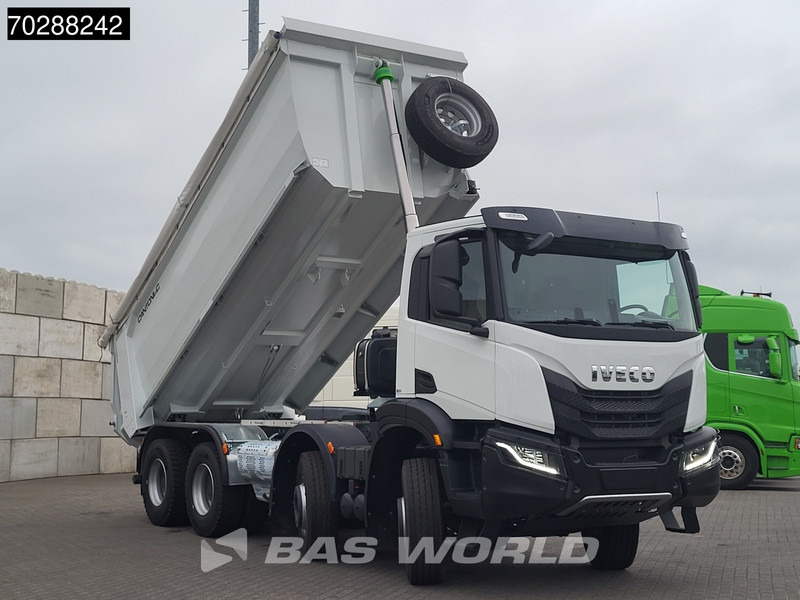 Новый Самосвал Iveco T-Way 450 8X4 New! 20m3 Cantoni & C. Tipper Steelsuspension Big-Axle Automatic Euro 6: фото 12