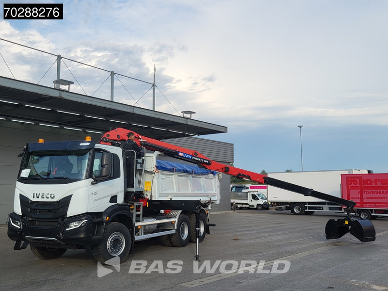 Iveco X-Way 480 6X4 New! KH-Tipper HMF 2243Z-RCS Crane Retarder Big-Axle Euro 6 - Самосвал, Автоманипулятор: фото 5 Iveco X-Way 480 6X4 New! KH-Tipper HMF 2243Z-RCS Crane Retarder Big-Axle Euro 6 - Самосвал, Автоманипулятор: фото 5