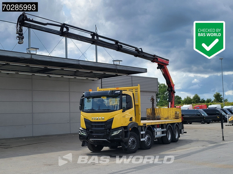 Iveco X-Way 480 8X4 Palfinger PK22002 EH Kran Crane Rotator Retarder Euro 6 - Грузовик бортовой/ Платформа, Автоманипулятор: фото 1 Iveco X-Way 480 8X4 Palfinger PK22002 EH Kran Crane Rotator Retarder Euro 6 - Грузовик бортовой/ Платформа, Автоманипулятор: фото 1