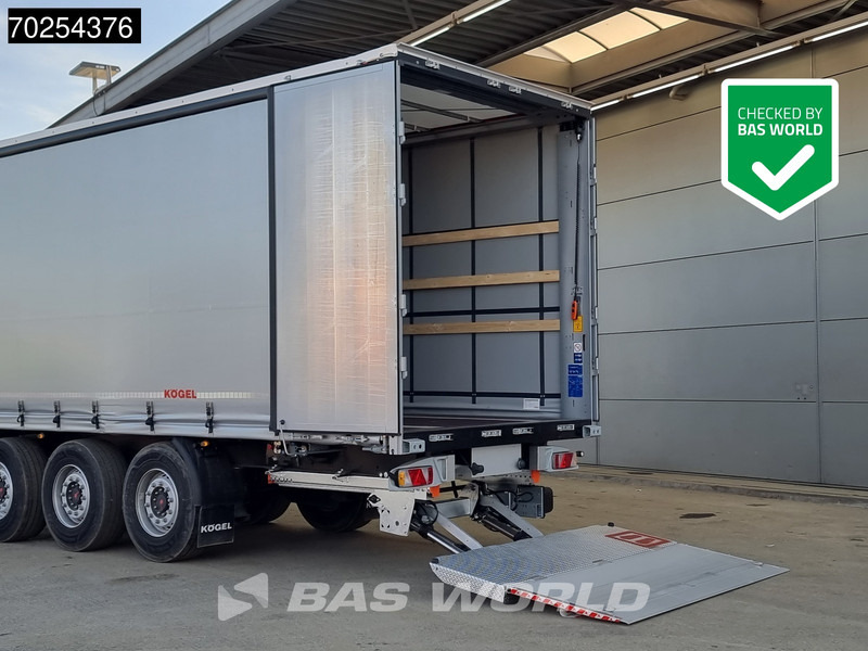 Kögel S24-1 3 axles NEW-UNUSED 2000kg Tailgate Liftachse Edscha LBW - Тентованный полуприцеп: фото 1 Kögel S24-1 3 axles NEW-UNUSED 2000kg Tailgate Liftachse Edscha LBW - Тентованный полуприцеп: фото 1