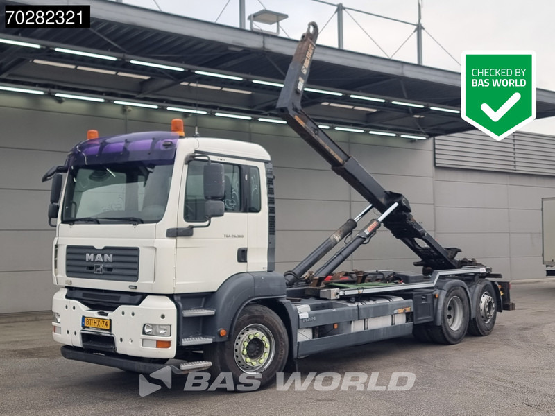 MAN TGA 26.360 6X2 NL-Truck Hydrauliek Haakarm Euro 5 - Крюковой мультилифт: фото 1 MAN TGA 26.360 6X2 NL-Truck Hydrauliek Haakarm Euro 5 - Крюковой мультилифт: фото 1