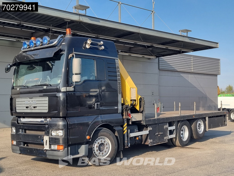 Грузовик бортовой/ Платформа, Автоманипулятор MAN TGA 26.430 6X2 Palfinger PK32080 Kran Crane Manual Liftachse Euro 4: фото 10