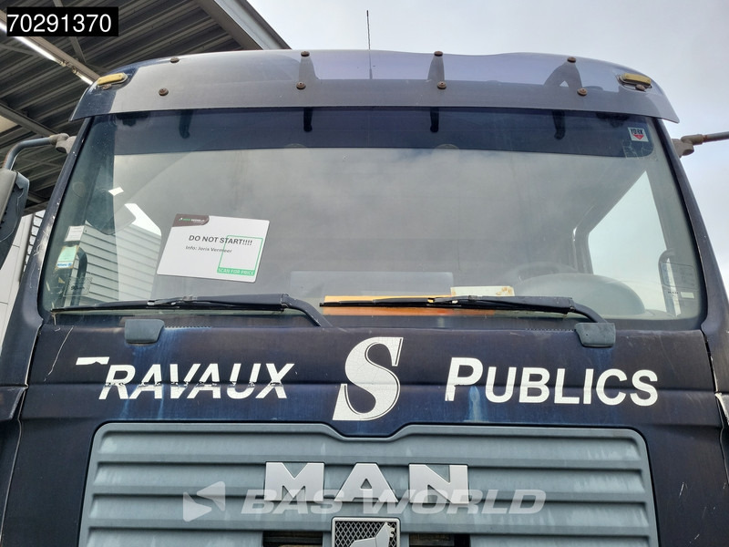 Самосвал MAN TGA 35.480 8X4 BROKEN ENGINE! 16m3 tipper Steel suspension Manual Retarder Euro 2: фото 7