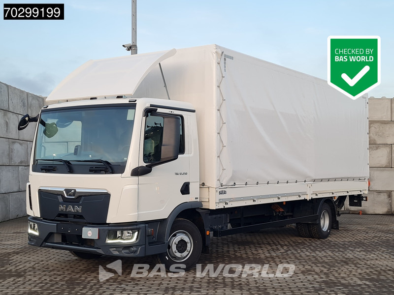 MAN TGL 12.250 4X2 12tonner 1500kg Ladebordwand Automatic Cruise Control Euro 6 - Тентованный грузовик: фото 1 MAN TGL 12.250 4X2 12tonner 1500kg Ladebordwand Automatic Cruise Control Euro 6 - Тентованный грузовик: фото 1
