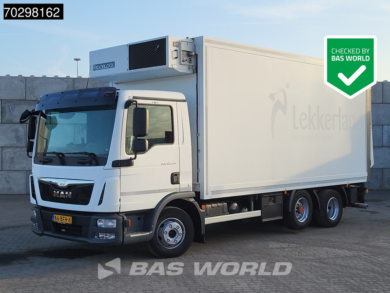 MAN TGL 12.250 6X2 NL-Truck 1500kg Ladebordwand Frigoblock FK13 Lift-Axle Automatic Euro 6 - Рефрижератор: фото 1 MAN TGL 12.250 6X2 NL-Truck 1500kg Ladebordwand Frigoblock FK13 Lift-Axle Automatic Euro 6 - Рефрижератор: фото 1